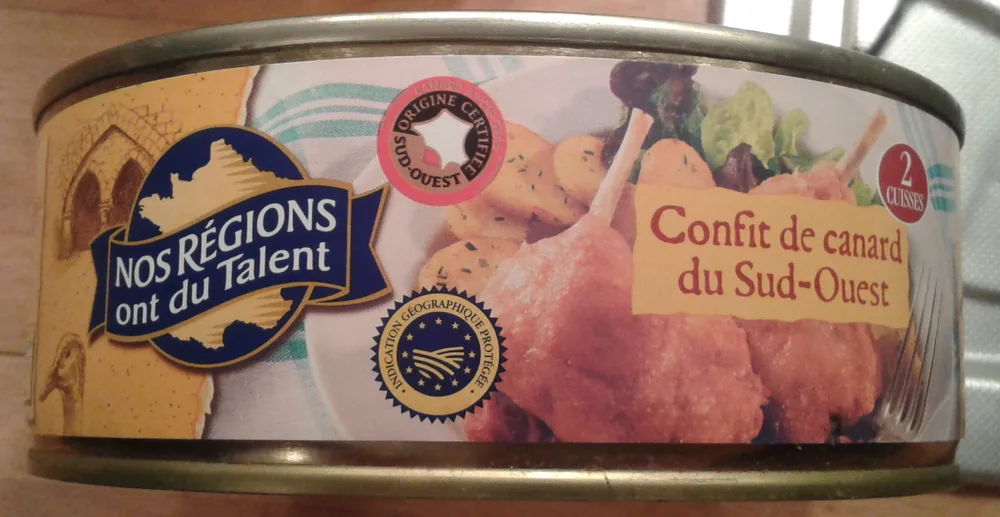 Confit de Canard du Sud-Ouest IGP