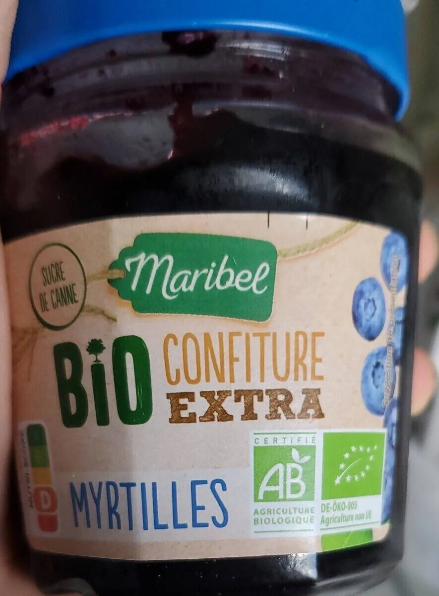 Confiture extra bio Myrtilles