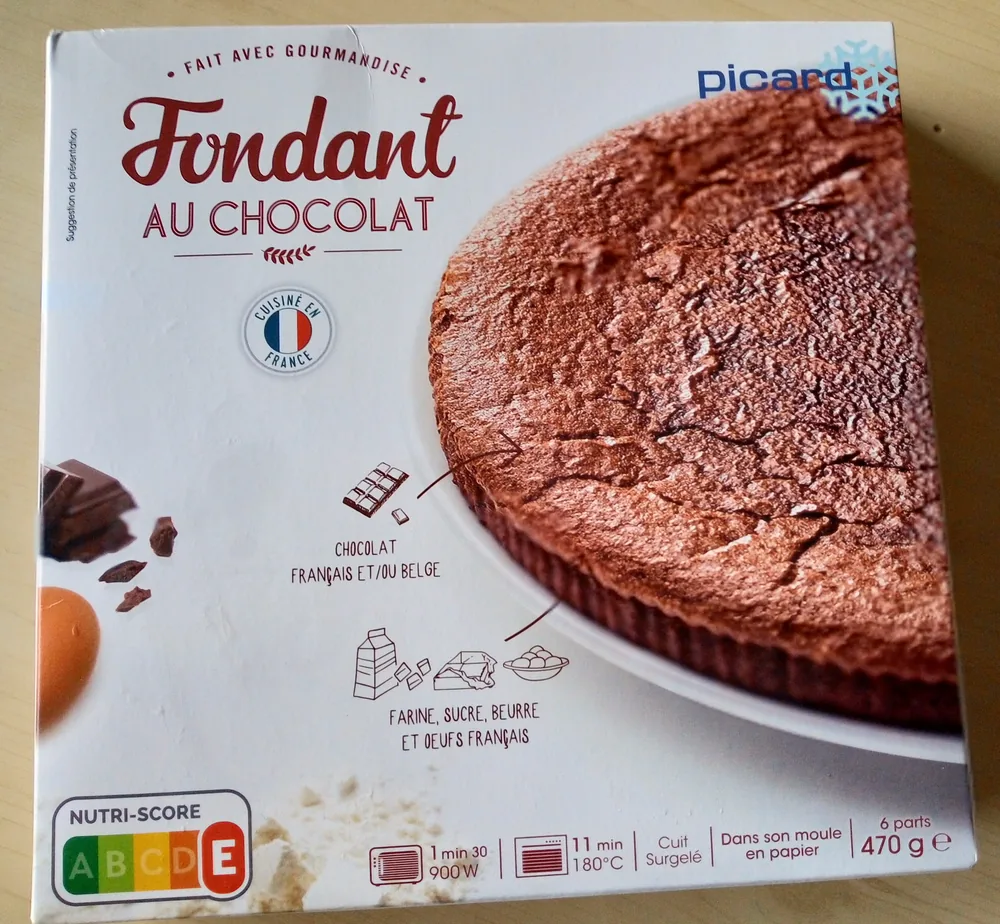 fondant au chocolat