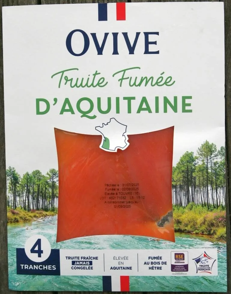 Truite fumée, Aquitaine