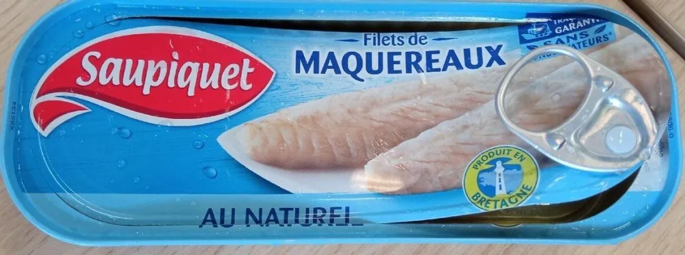 Filet de maquereaux au naturel