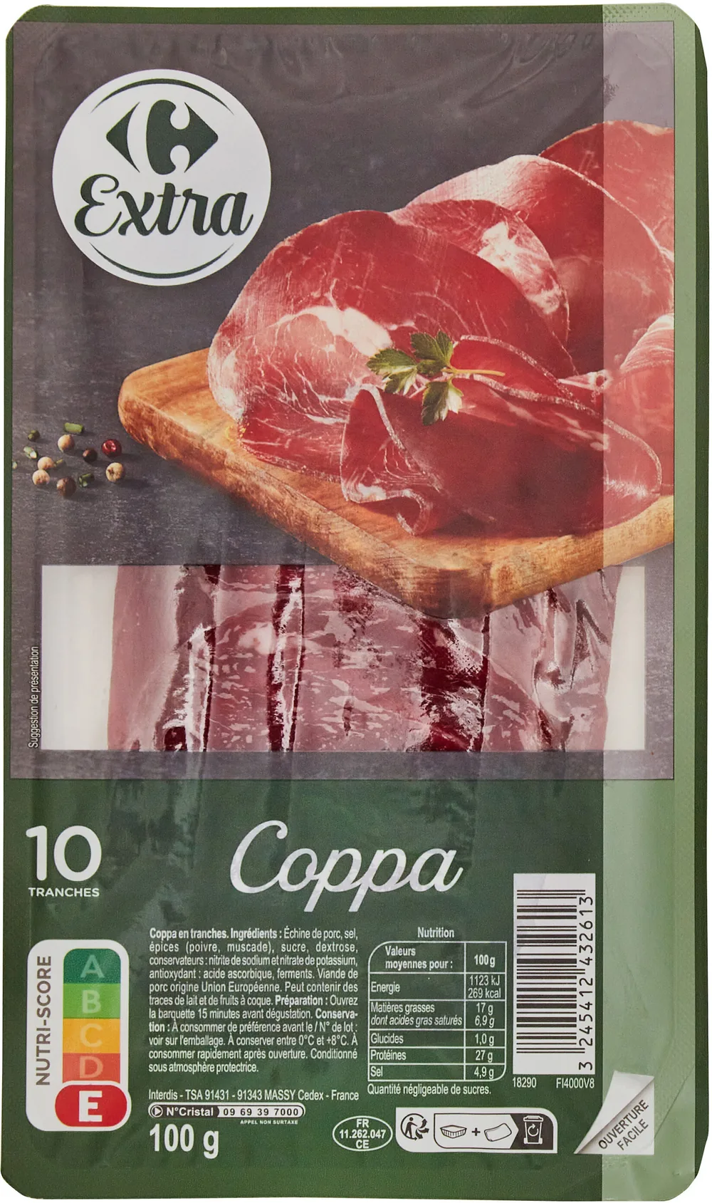 Coppa 10 tranches