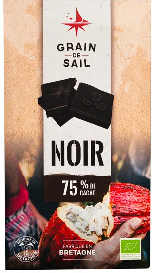 Tablette de chocolat 75% de cacao