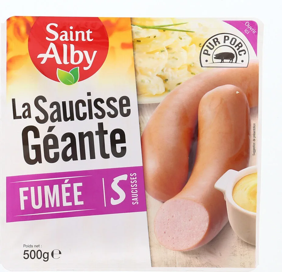 Saucisses géantes fumées